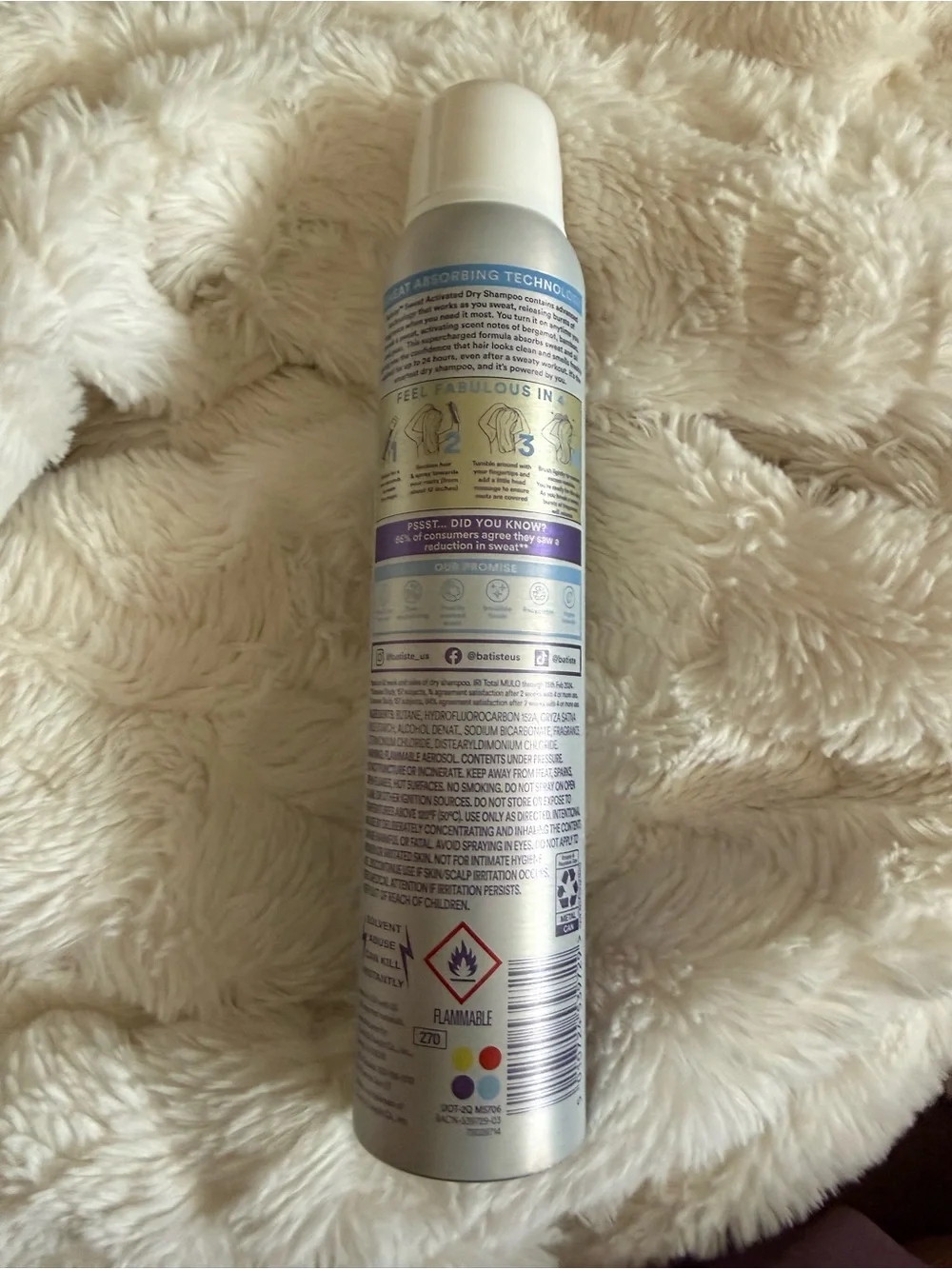 Batiste-Sweat Activated Dry Shampoo